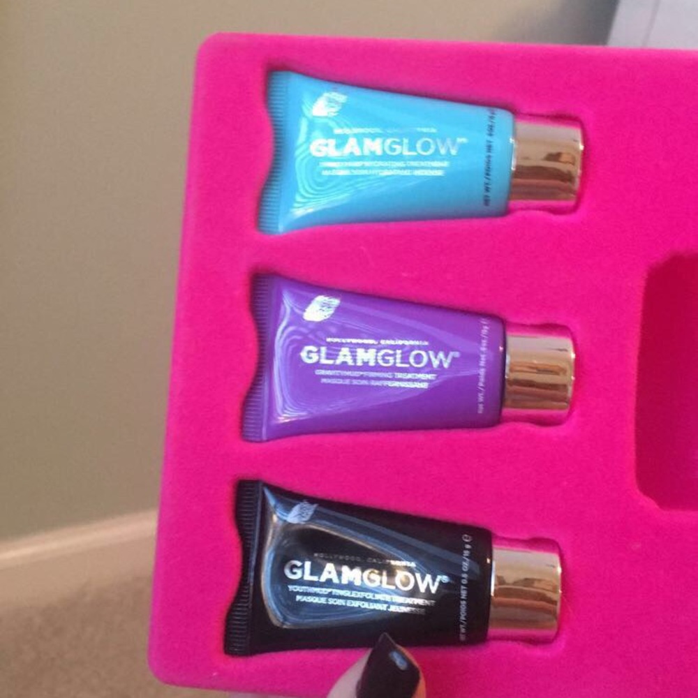 Mini glam glow (thirsty mud, gravity mud youth mud